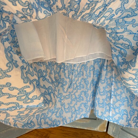 Lilly Pulitzer Amerie Embroidered Midi Dress Flamingle Sz XL - Picture 13 of 14